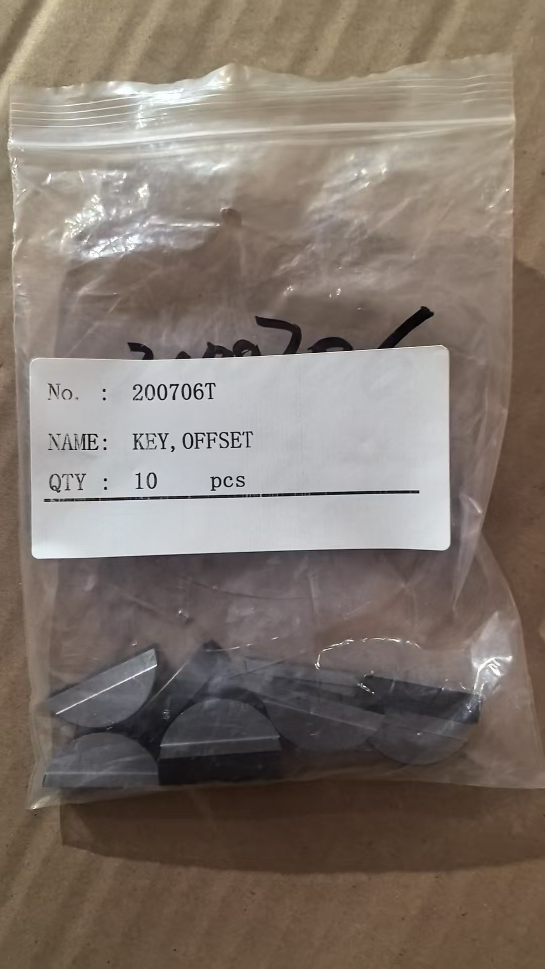 200706 KEY,OFFSET WOODRUFF ,CUMMINS PARTS