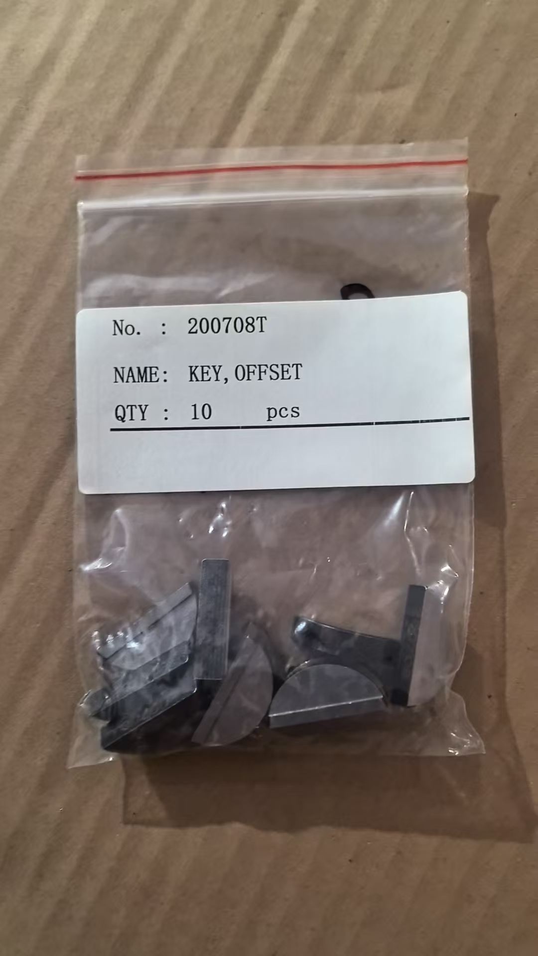 200708 KEY,OFFSET WOODRUFF KTA19,CUMMINS PARTS