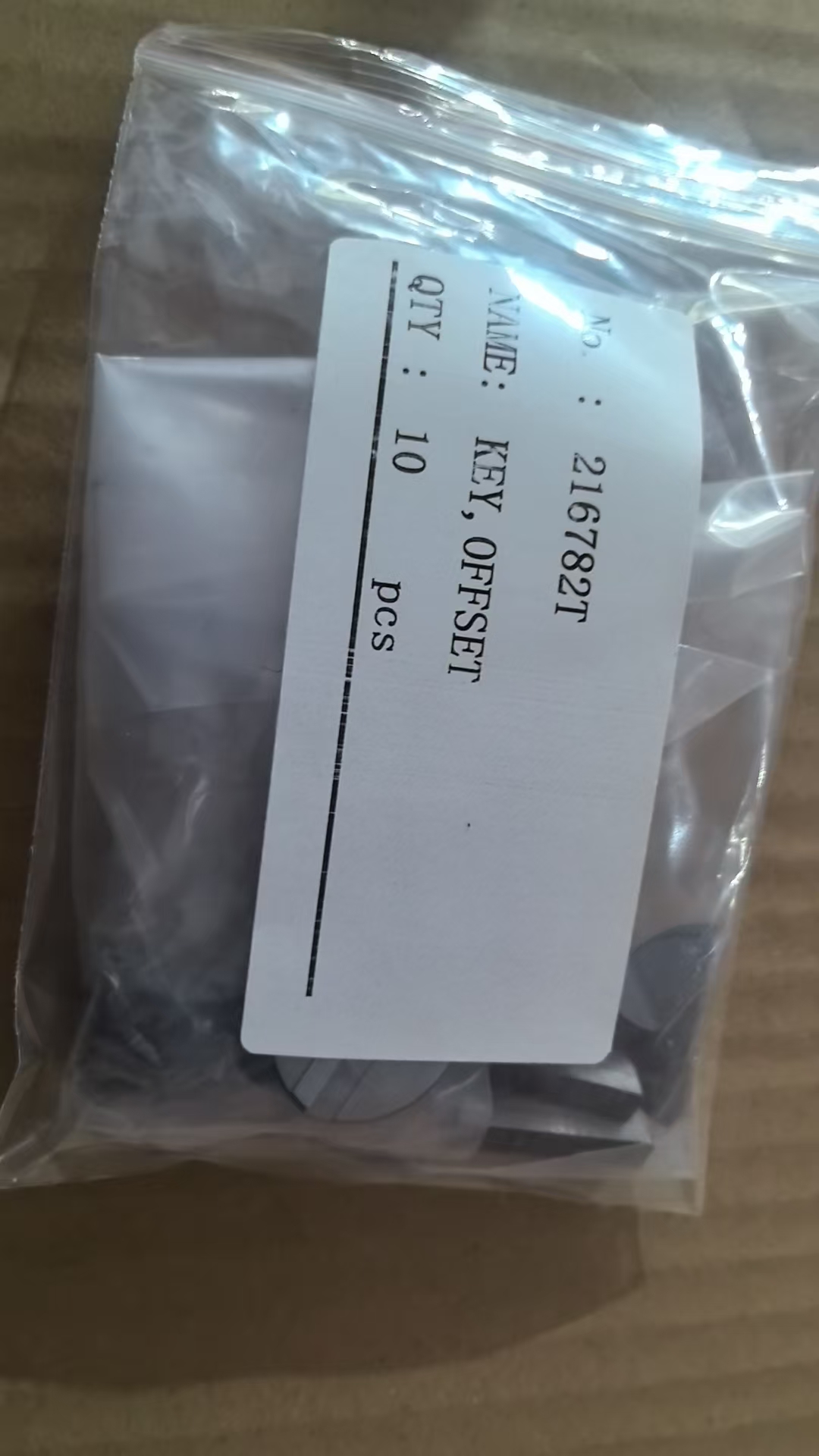 216782 KEY,OFFSET WOODRUFF ,CUMMINS PARTS