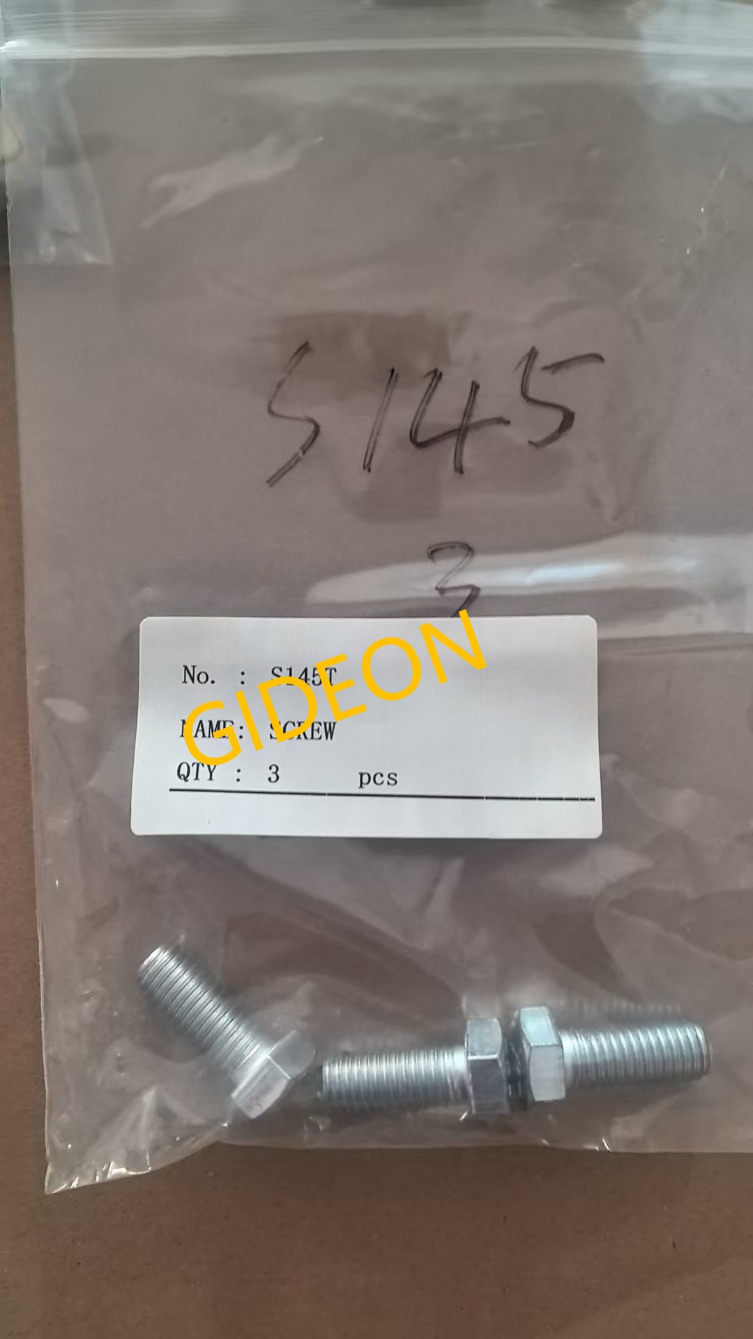 S145 SCREW,HEXAGON HEAD CAP KTA50,CUMMINS PARTS, Construction Machinery, Marine Diesel Engine